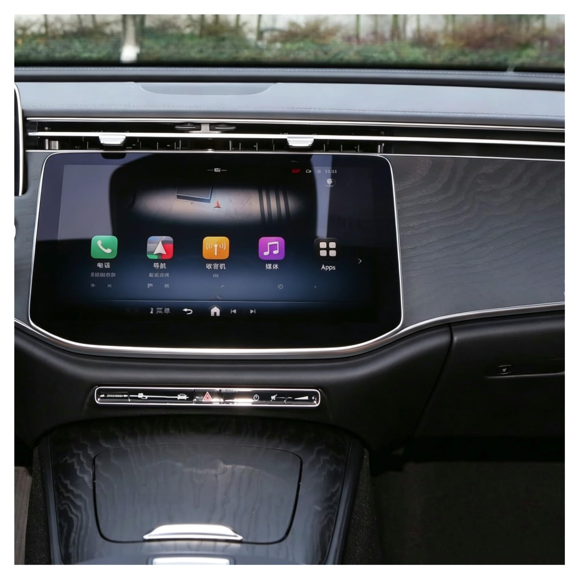 Pellicola Protettiva in Vetro temperato per autoradio, navigatore GPS e Quadro Strumenti per Mercedes Classe E 300 W214 2025 2024.