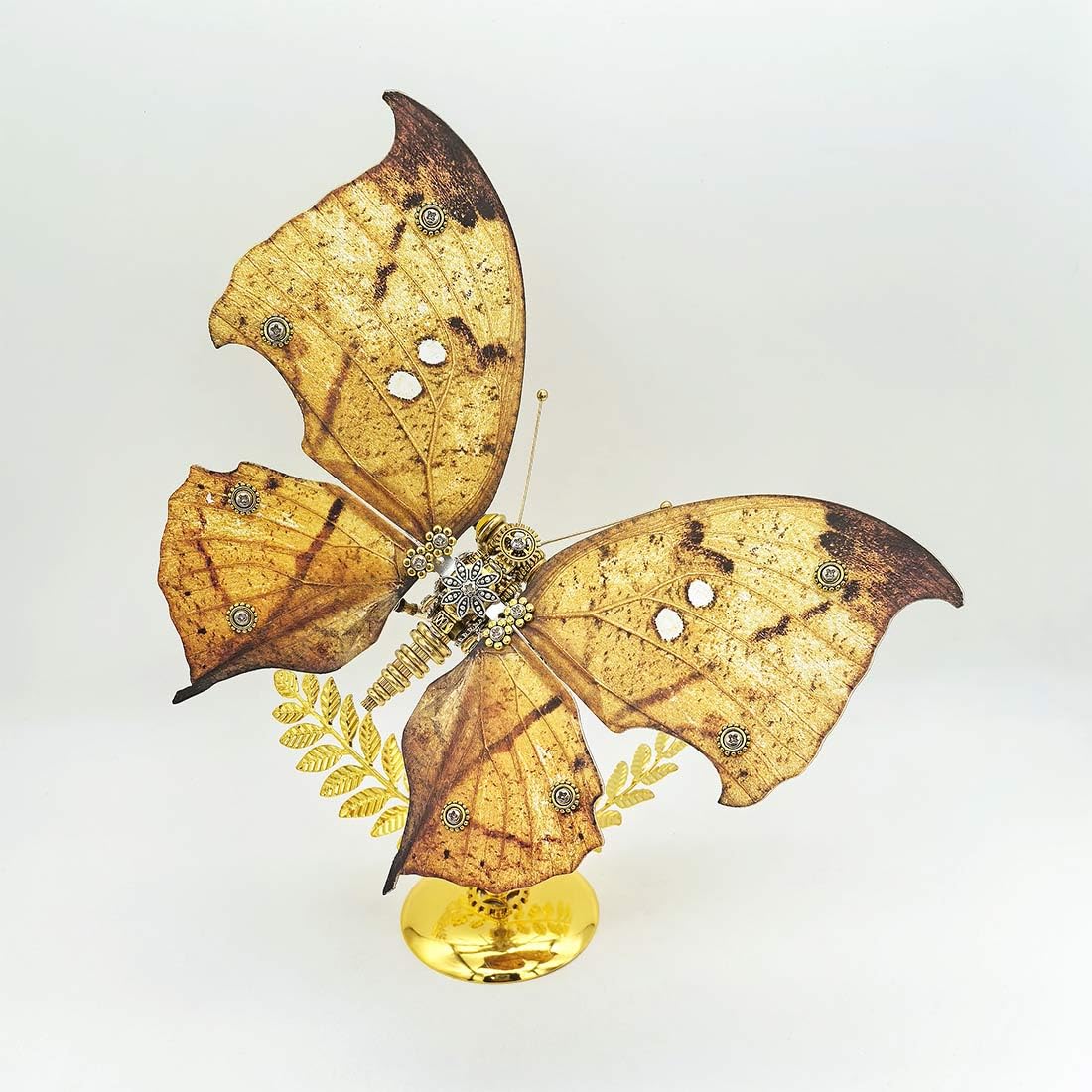 3D Metall Puzzle Schmetterling Modellbausatz, 100+ Teile Steampunk Insekt Montageprojekt, Mechanisches DIY Assembly Set Wohnaccessoires Für Erwachsene Enthusiasten