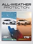 YHTAUTO Floor Mats Fit 2019-2025 Toyota RAV4(Not Fit Hybrid or Prime), TPE All Weather Car Mats Waterproof Anti-Slip Odorless Floor Liner, Interior Car Accessories Front & 2nd Row Liner