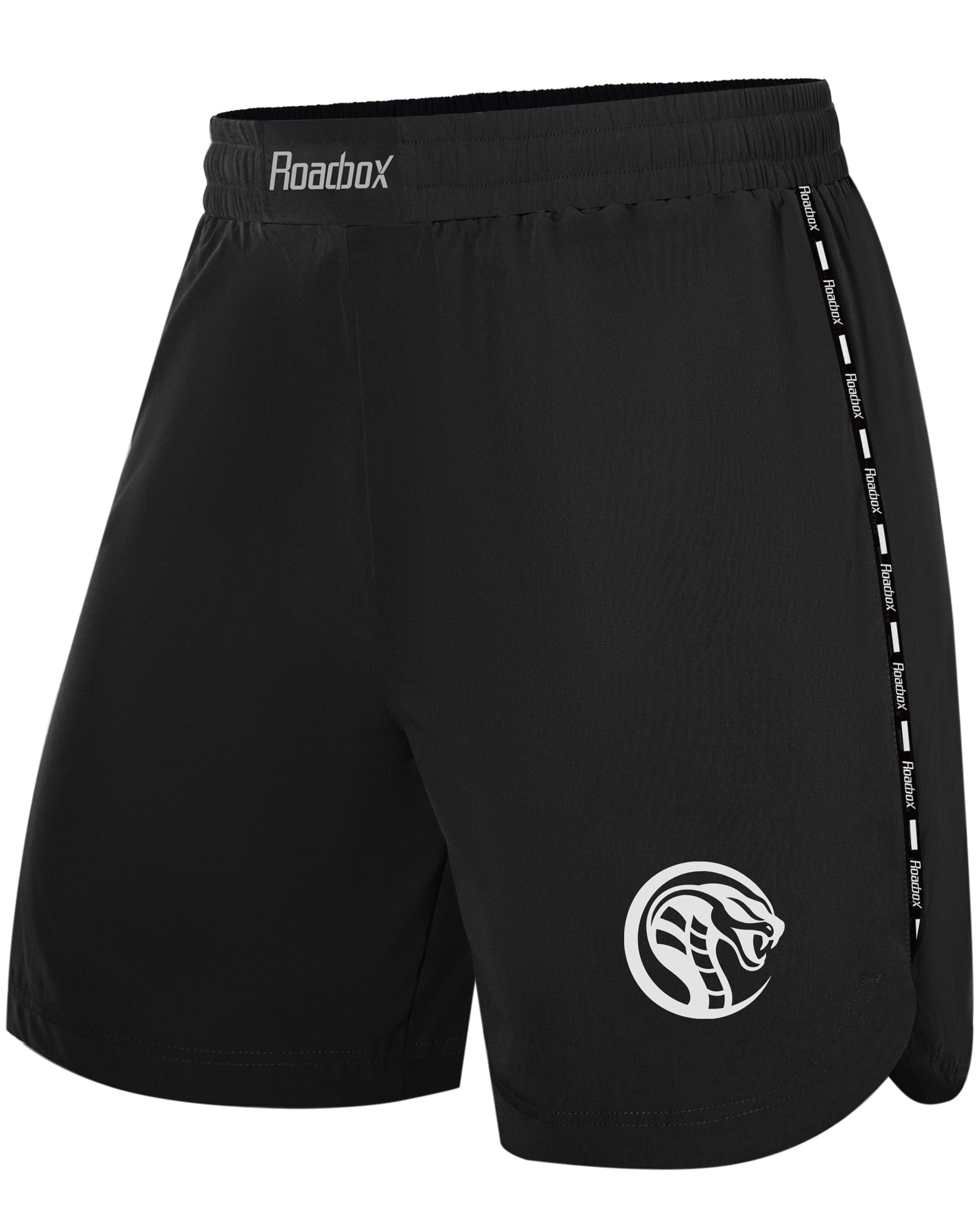 Roadbox Men's MMA BJJ Jiu Jitsu Shorts, No Gi Grappling Boxing Shorts
