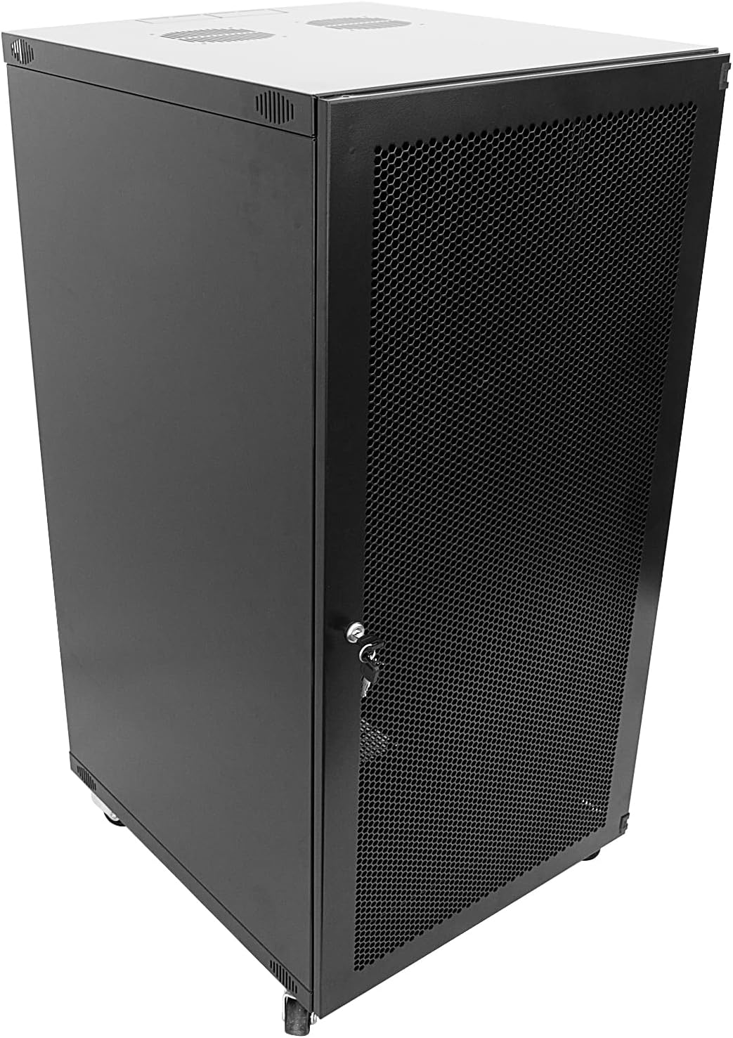 22U Wall Mount Network Server Cabinet Rack Enclosure Ventilated Door Lock 600mm Deep (22U)