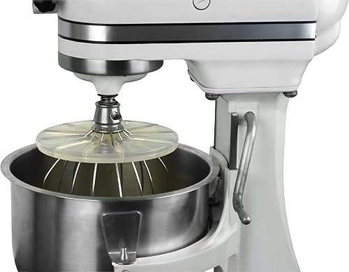 PRO compatible with KitchenAid Bowl-Lift Stand Mixers - Mix Without The Mess - The Ultimate Stand Mixer Accessory - Only Compatible With 6-Wire Whisks (Color: Clear)