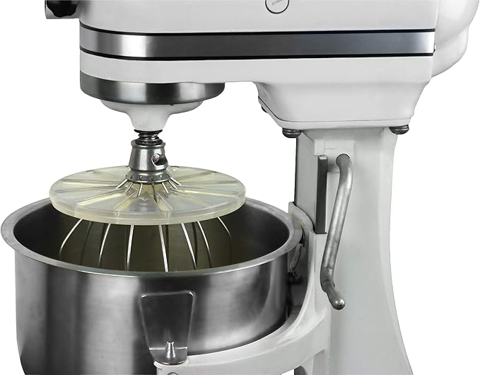 Whisk Wiper® PRO compatible with KitchenAid Bowl-Lift Stand Mixers - Mix Without The Mess - The Ultimate Stand Mixer Accessory - Only Compatible With 6-Wire Whisks (Color: Clear)