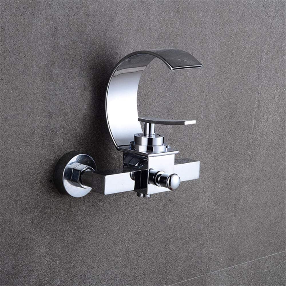 Robinet de douche cascade et mitigeur double contrôle pour un remplissage rapide de baignoire
