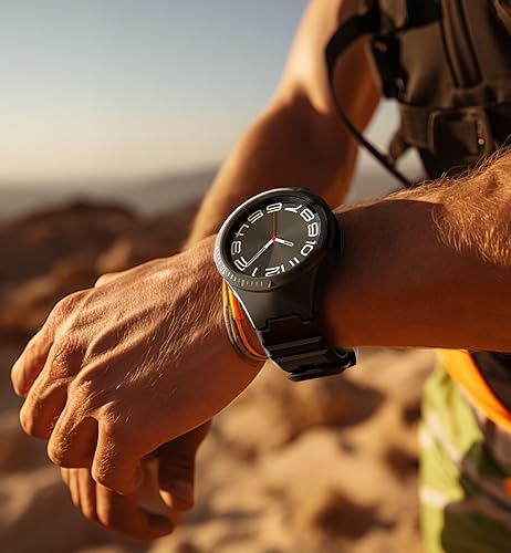 Miniatura 7 de Dexnor Funda resistente a prueba de golpes para Samsung Galaxy Watch 6 Classic (1.850 in), 1.65 pulgadas, 1.65 pulgadas, 1.73 pulgadas, bisel