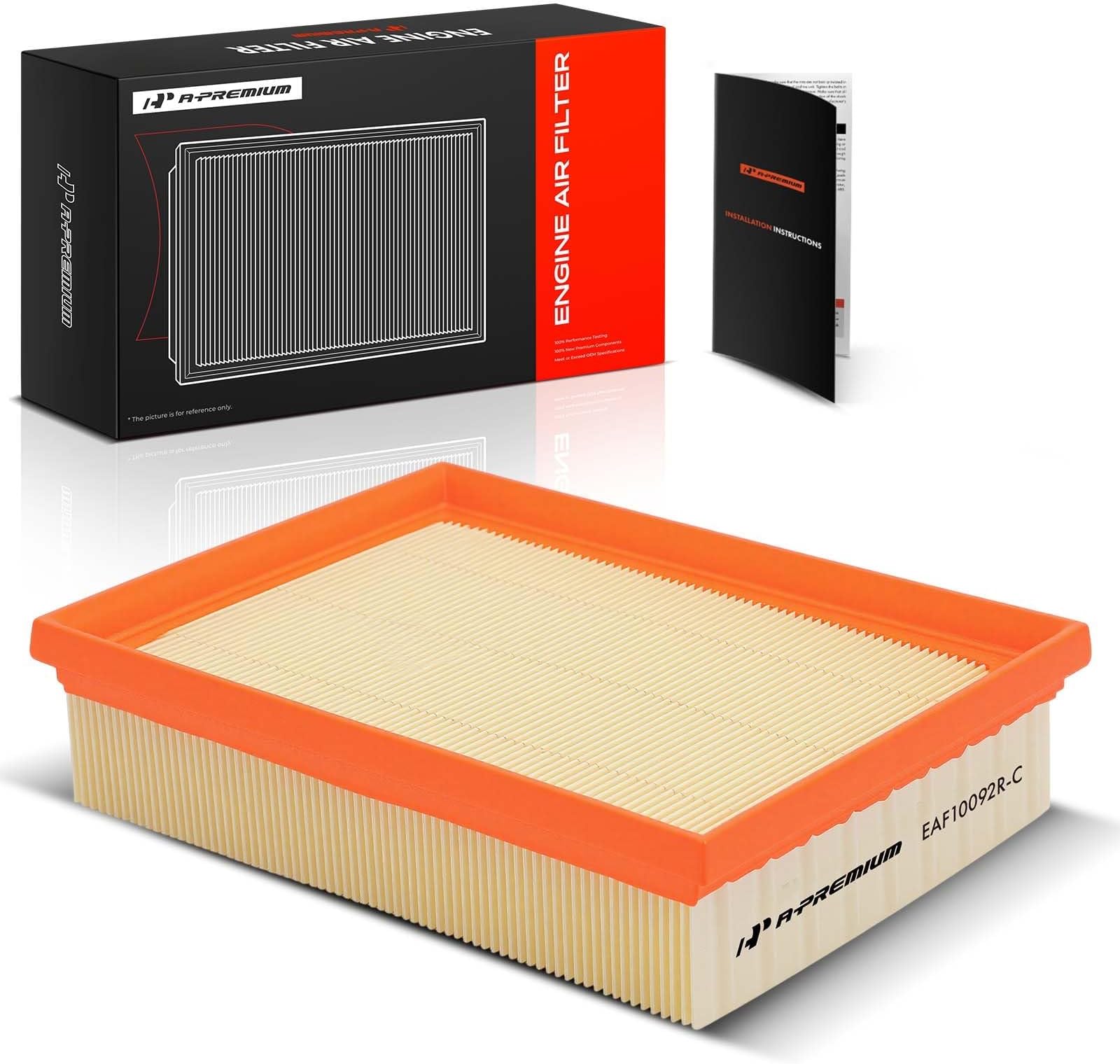 Engine Air Filter Compatible with Ford, Lincoln & Mercury Models | for Ford Fusion 2006-2012 & Lincoln Zephyr 2006 & Mercury Milan 2006-2011, V6 3.0L Only, Flexible Panel, Replaces 6E5Z9601GA