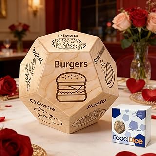 Valentines Day Gifts for Him Her Men Women, Food Dice Date Night Dice Anniversary