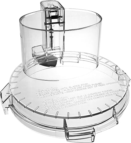 4 Locking Tabs DFP-14NWBCT1 Clear Food Processor Work Bowl Cover Compatible with Cuisinart Tritan Only fits Bowl DLC-005AGTXT1 Fits Model DFP-14, NOTE:This New Lid Only Fits WorkBowl with 4 Tabs