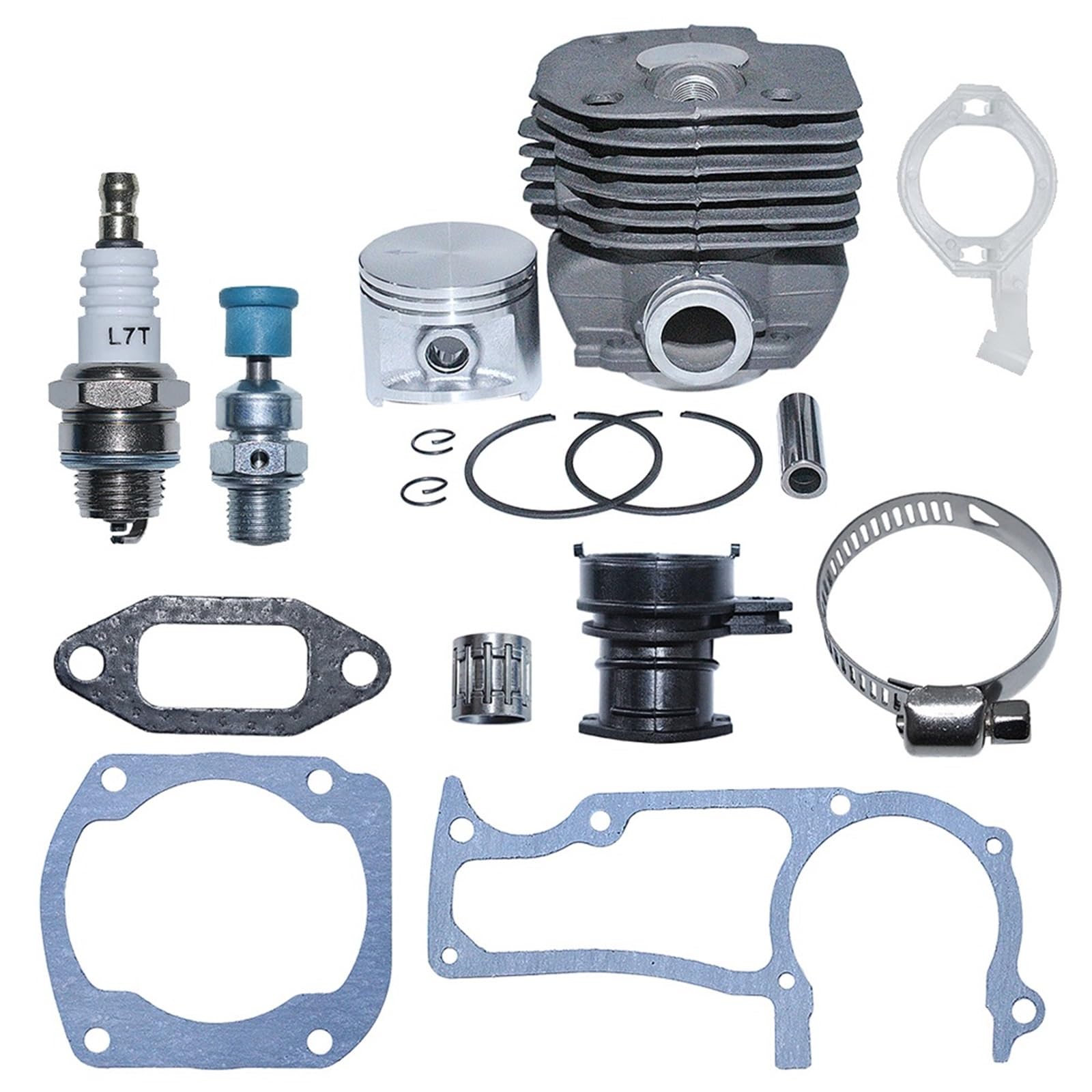 Nadcfn One Color Big Bore Cylinder Kit 52Mm Big Bore Top Cylinder End Kit Fit For 362 365 371 371Xp 372 372Xp Chainsaw