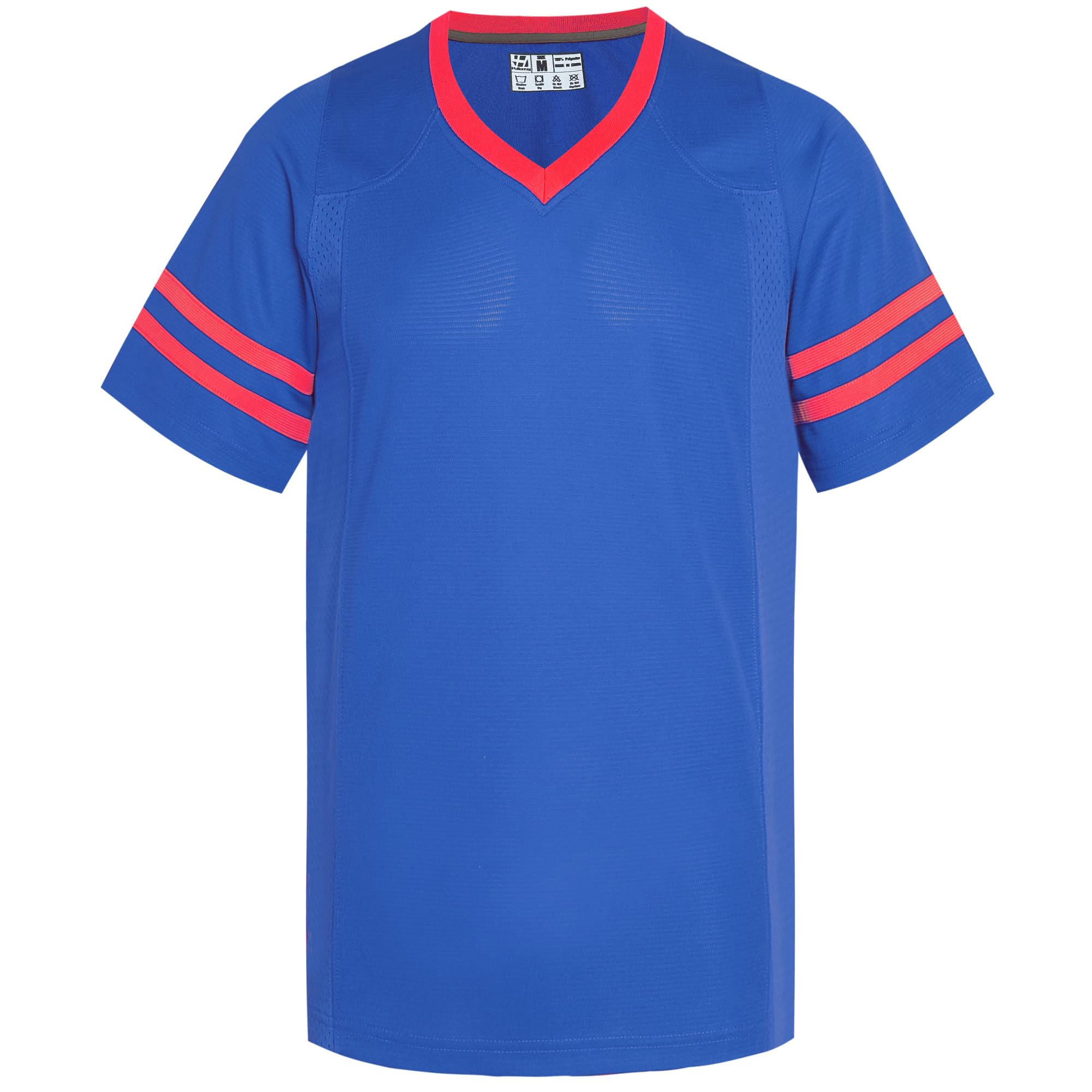 Pullonsy American Football Jerseys for Men Unisex Replica Plain Workout Sport Game Shirts Casual Outwear