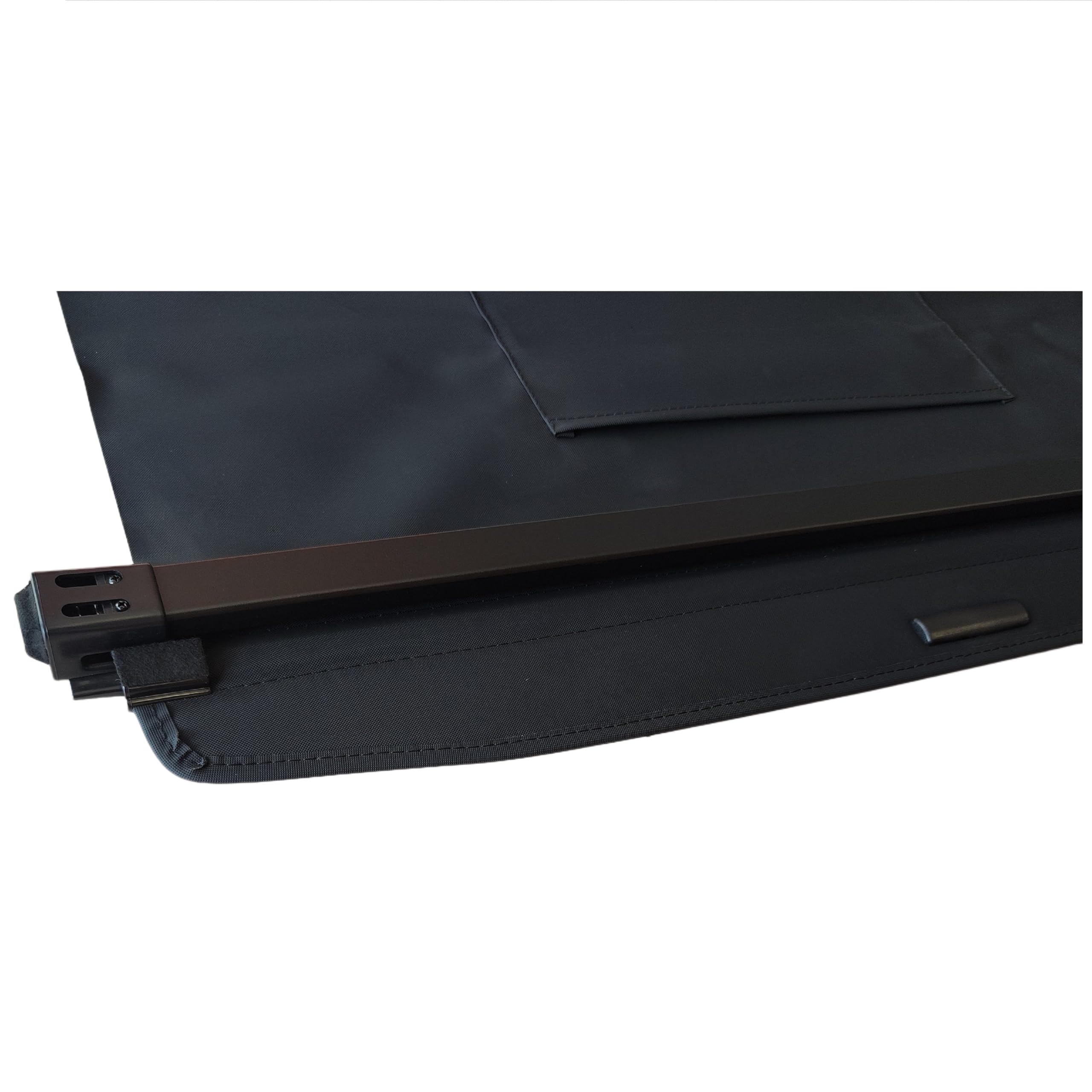 GEPCO Laderaumabdeckung Rollo kompatibel Smart Fortwo 451 2007-2014 Kofferraumabdeckung Sichtschutz Schwarz