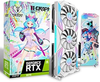 maxsun GeForce RTX 3070 iCraft Limited Edition Vidoe Gaming Graphics Card GPU for Computer Gaming PC 8GB GDDR6, RGB, Metal Back Plate, PCI Express 4.0 x16 HDMI 2.1…