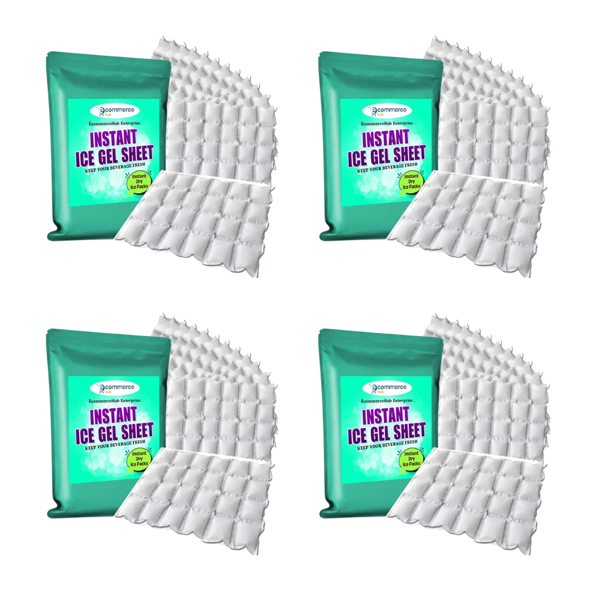 Reusable Ice Gel Sheets - Keep Food Cold in Transit -10 Reusable Ice Gel Sheets - Keep Food Cold in Transit -10
