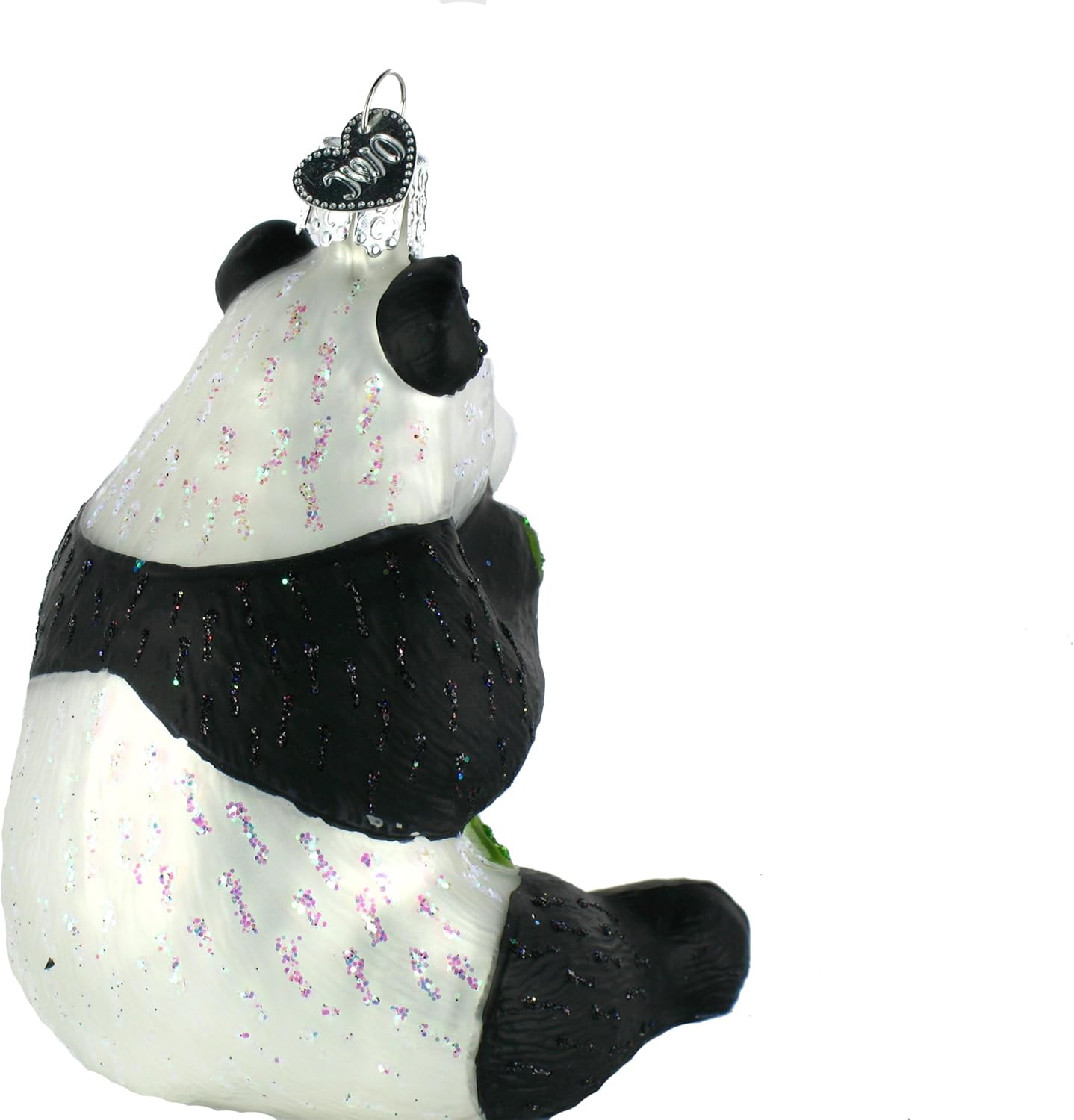Old World Christmas Panda with Bamboo Glass Blown Ornament for Christmas Tree, Handcrafted Holiday Decoration, Wildlife Animal Collection - Image 8