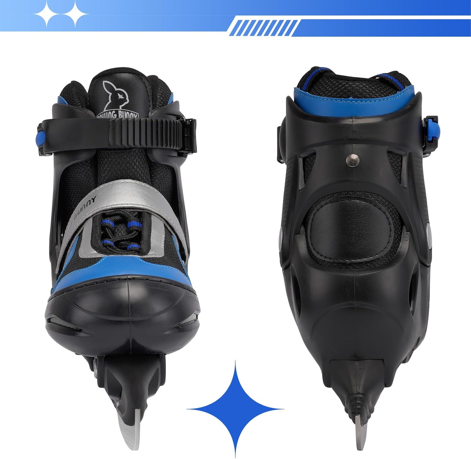 Adjustable Ice Skates for Kids: Ice Hockey Skates for Boy, Girl, Beginner, Youth, Junior, Suitable Outdoor and Skating