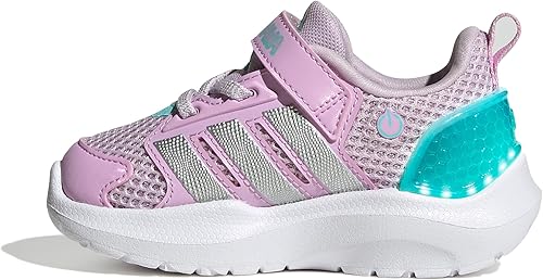 adidas Unisex-Baby Lightorama, Ice Lavender/Silver Metallic/Flash Aqua, 5.5