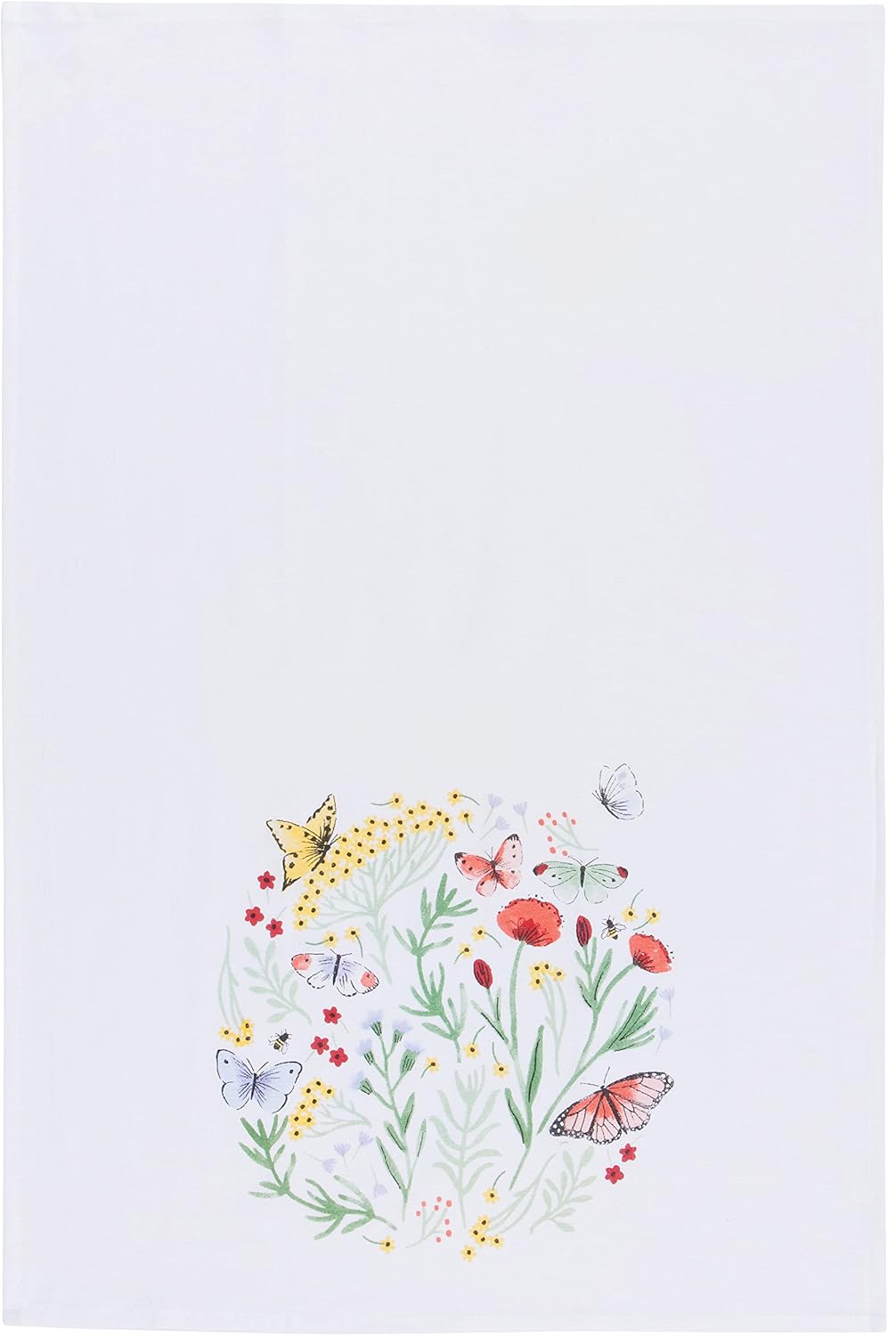 Now Designs Morning Meadow Cotton Floursack Kitchen Dish Towels 20 x 30in, Set of 3 - Image 3