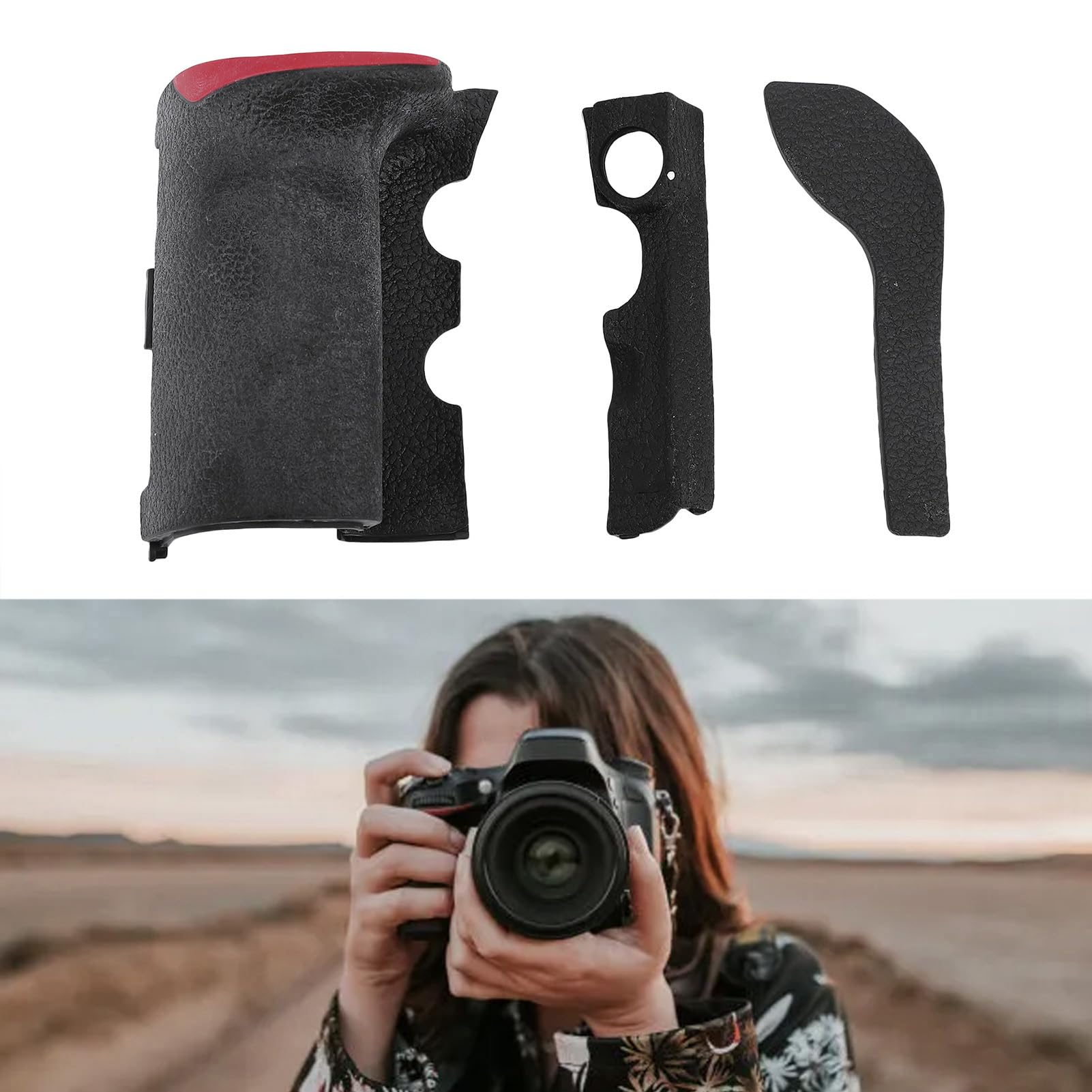 Jectse Custodia in Gomma per Fotocamera, per D850 Custodia Protettiva in Morbida Gomma Siliconica per Fotocamera, vestibilità Precisa, Protezione Completa, Facile da Installare e