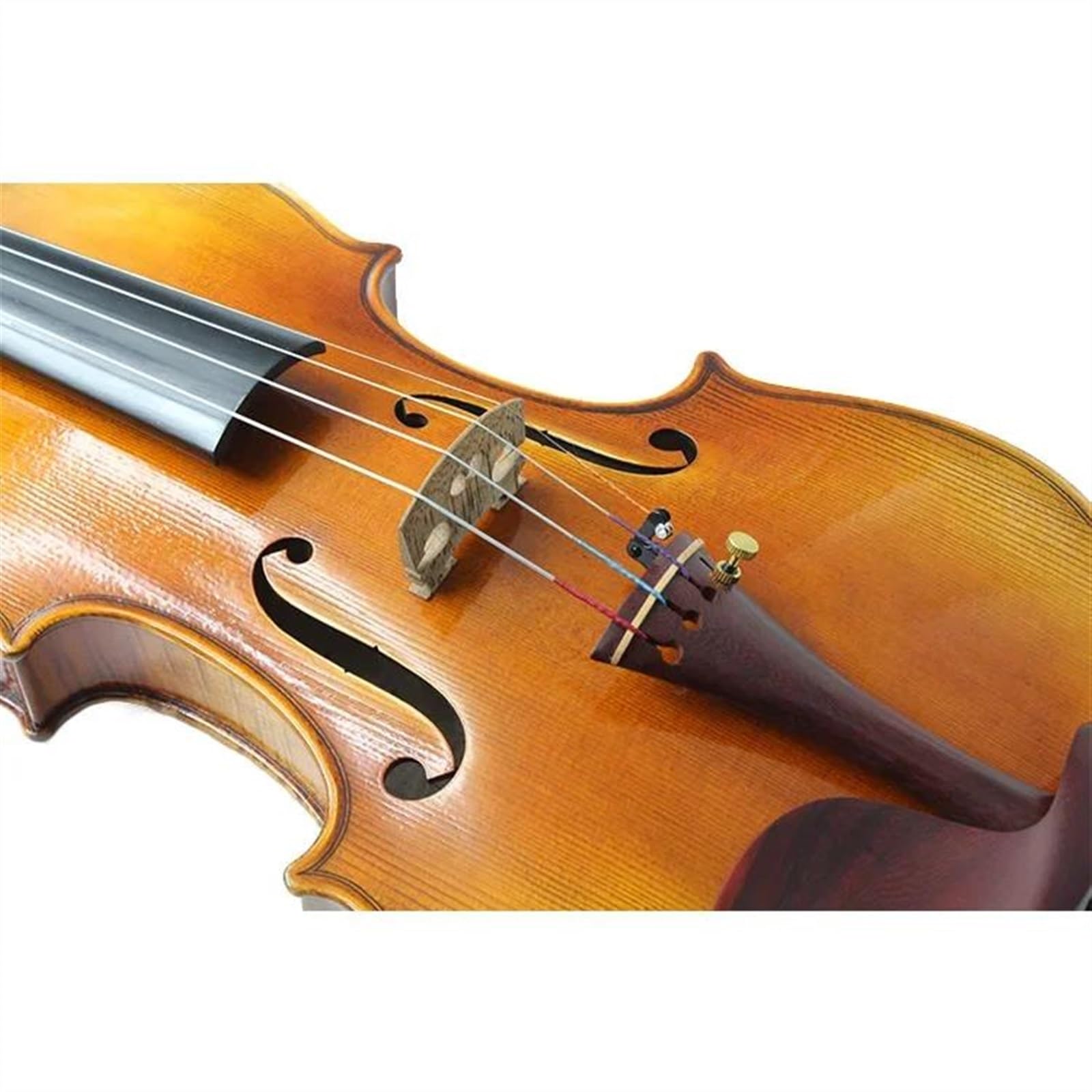 Violine 4/4 Violine Ausgewähltes Massivholz Fichte Schlagfläche Mit Achteckigem Bogen Quadratischem Etui