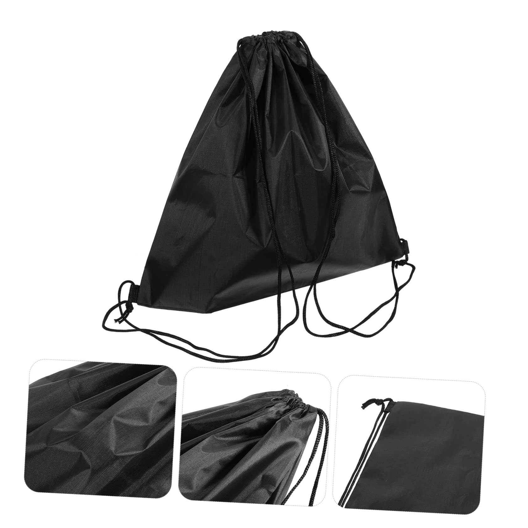 Cabilock Portable Drawstring Bag Durable Oxford Motorcycle Storage Pouch for Sports Gear for Ball Transport Convenient Carrying for Schools