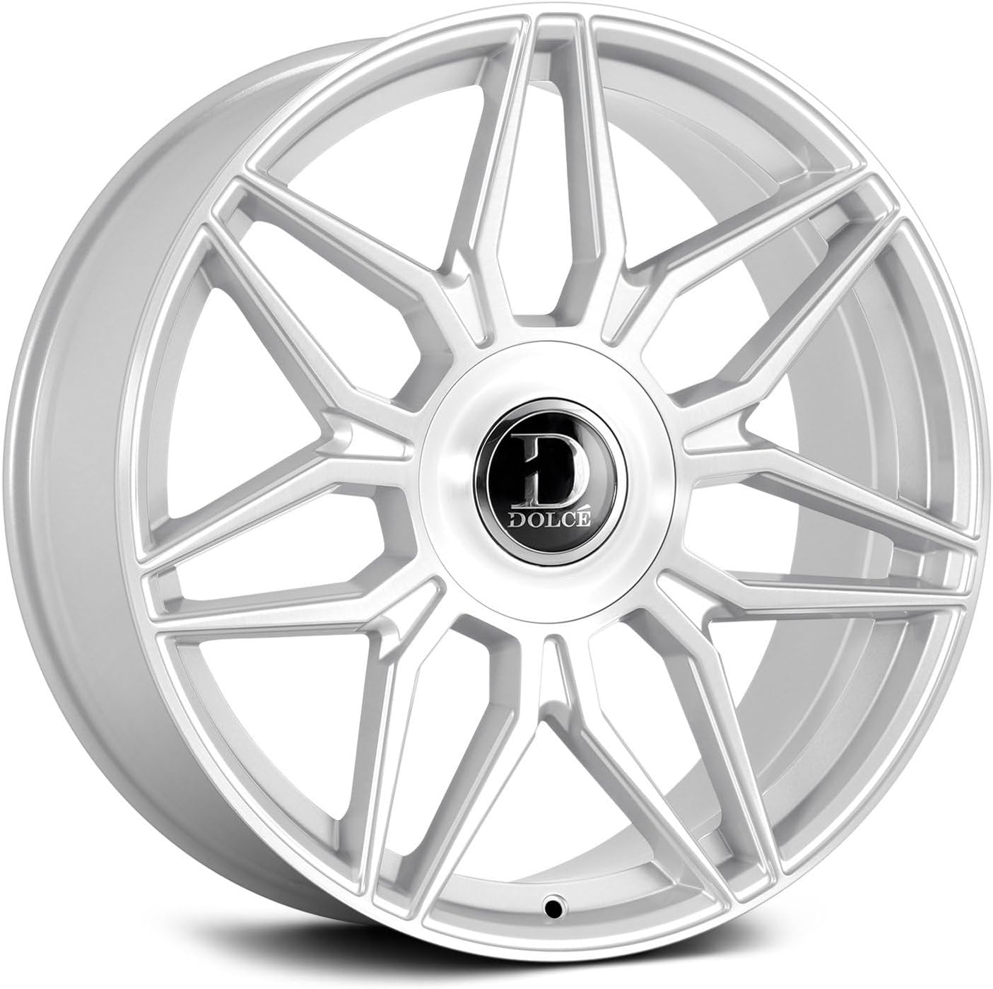 Part Synergy Replacement for Wheel 22x9.5 6x139.7 +35mm Offset 66.6 Hub Bore – Glossy Silver Brushed Face, Aluminum Alloy Rim for Trucks/SUVs