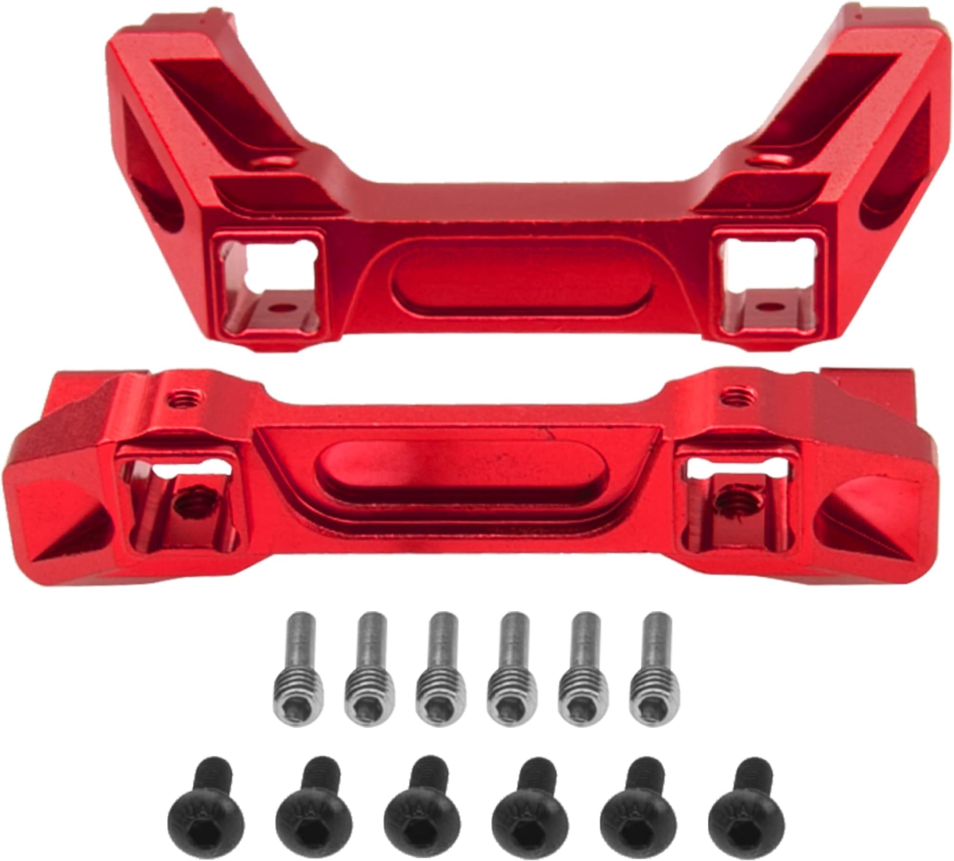VgoohobbyAluminum Alloy Front & Rear Bumper Mount RC Servo Stand #8237 Compatible with Traxxas TRX4 TRX-4 1/10 RC Crawler Upgrade Parts