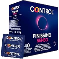 CONTROL Finissimo Senso Preservativi Ultrasottili in Lattice Naturale 40 Pezzi