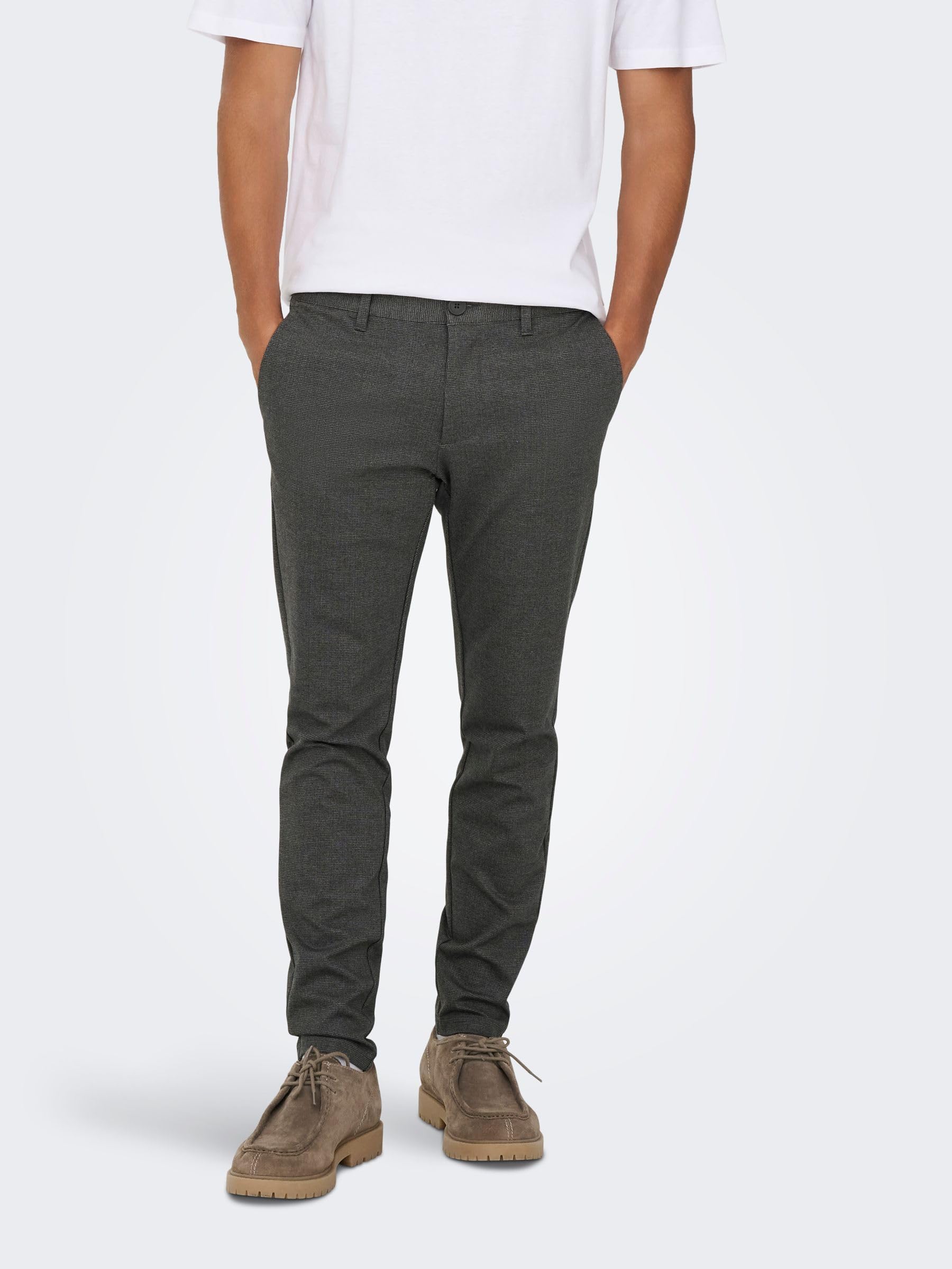Only & Sons Onsmark Slim Check 020960 Pant Noos – Ansicht 2