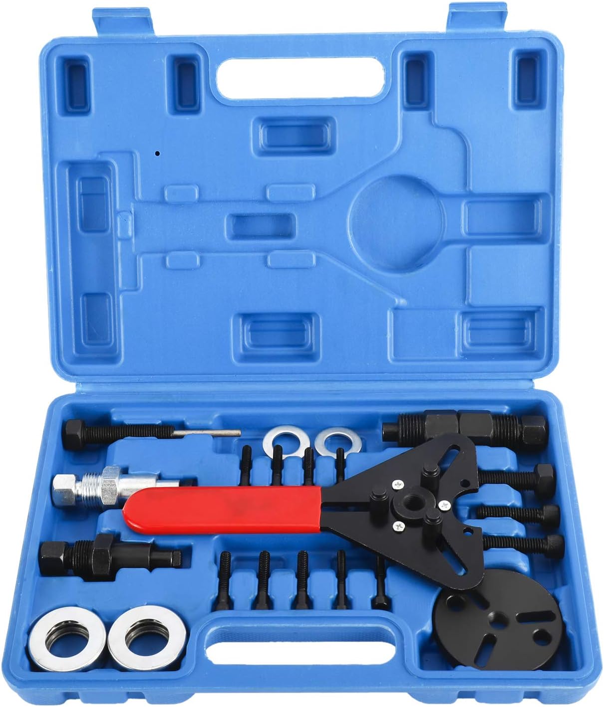 21pc A/C Clutch Removal & Installation Kit Air Conditioner Clutch Holding Tool Set
