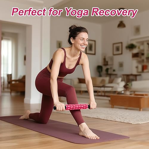 Miniatura 7 de Rodillo muscular, rodillo muscular, rodillo de masaje de liposucción para drenaje linfático, barra masajeadora para aliviar el dolor muscular,