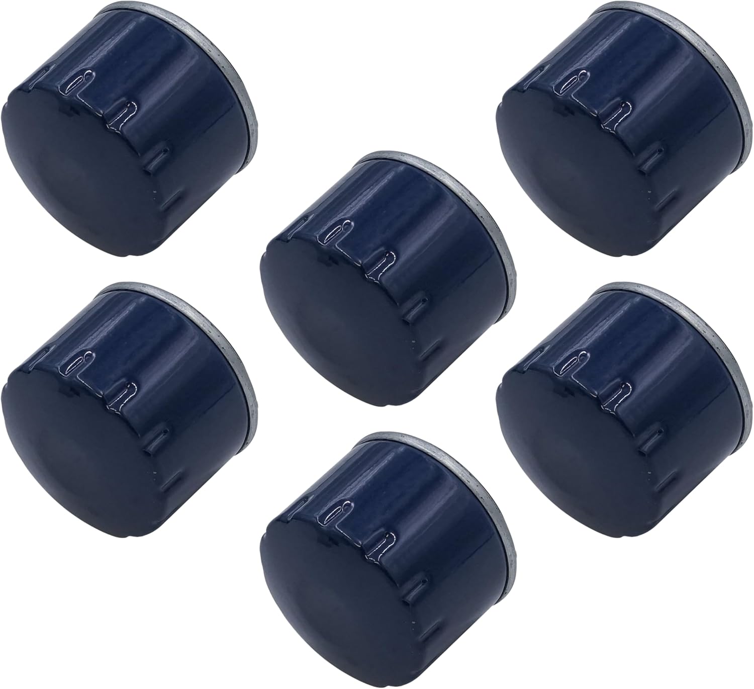 Caltric Engine Oil Filter Compatible with John Deere E100 E110 E140 F620 F680 F687 G100 110 G15 GS25 / GT225 GT235 L100 L105 L107 XUV550 Q820E Z955R Qty 6