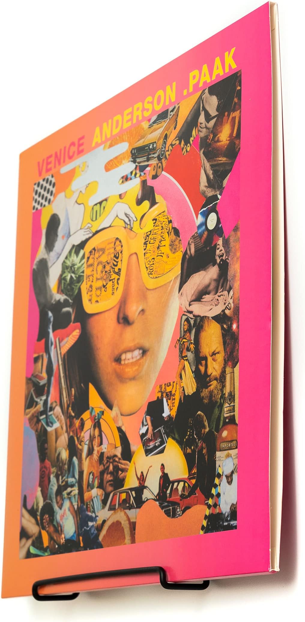 LP Schallplatten Wanddisplay – Transparente Aufhängung Für 5 LPs, Ca. 165 Cm Breit, Einfache Montage