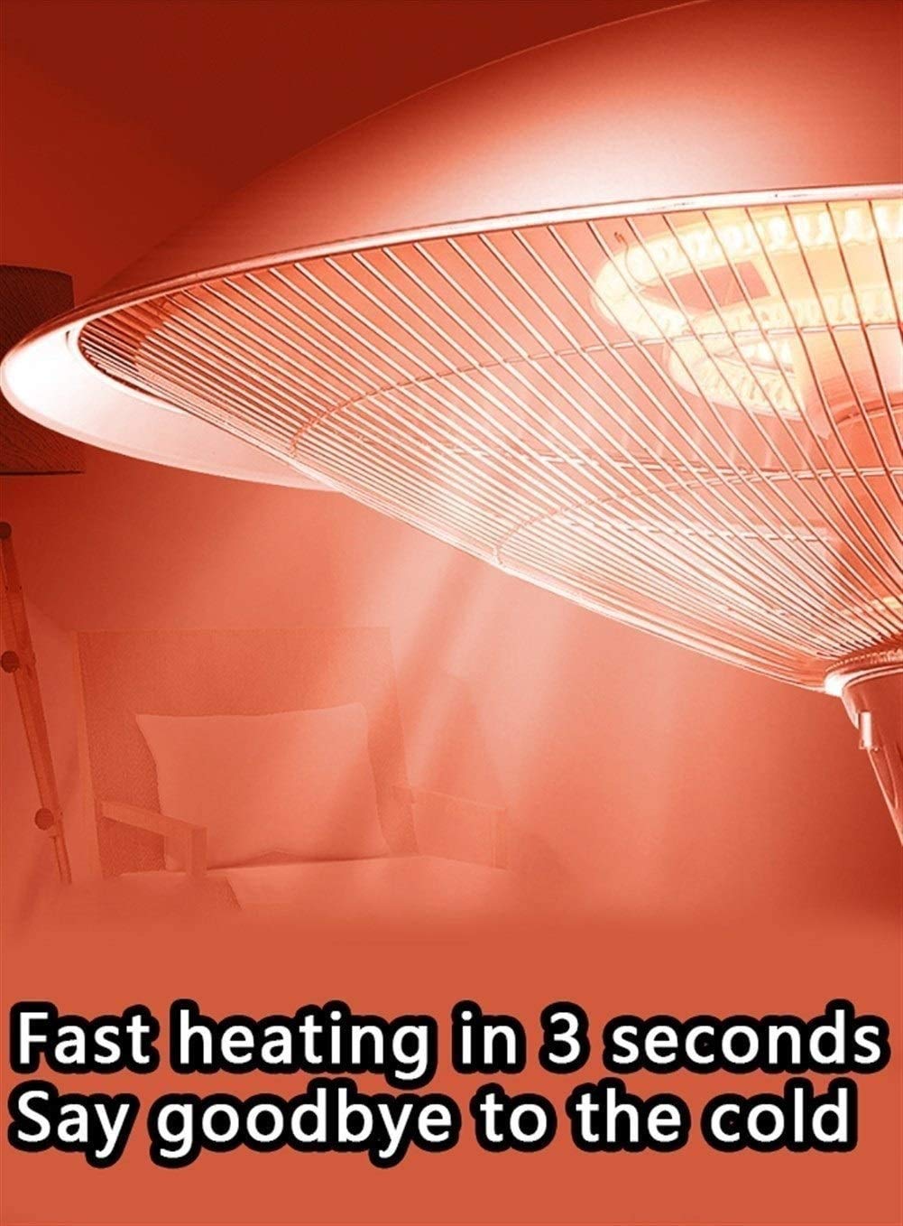 Podgrzewacze tarasowe Przenośna zewnętrzna lampa grzewcza ze stali nierdzewnej 3 poziomy Regulowane grzejniki tarasowe do domu ogrodowego patio Patio Ogród Grzejniki tarasowe
