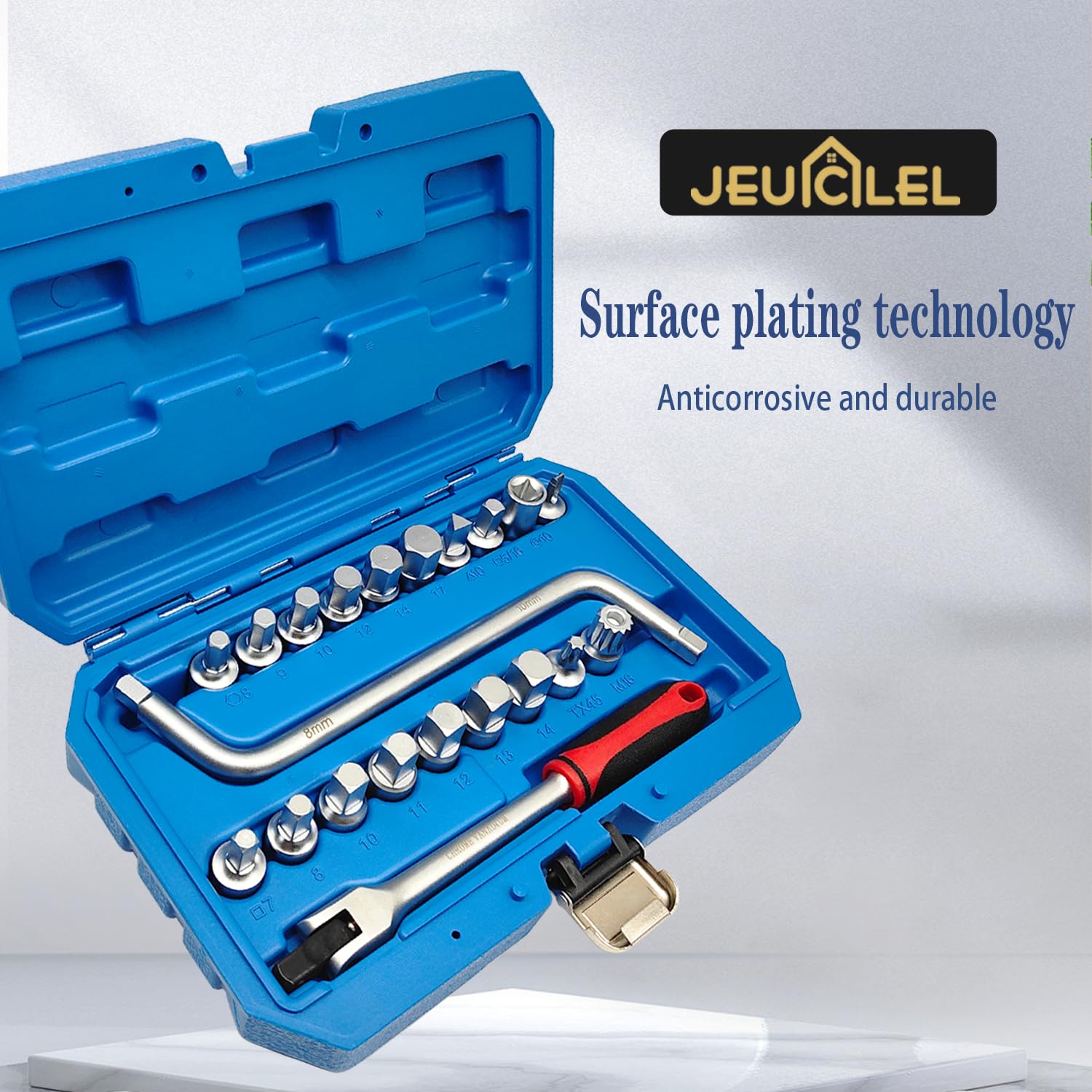 JEUCLEL 21PCS 3/8