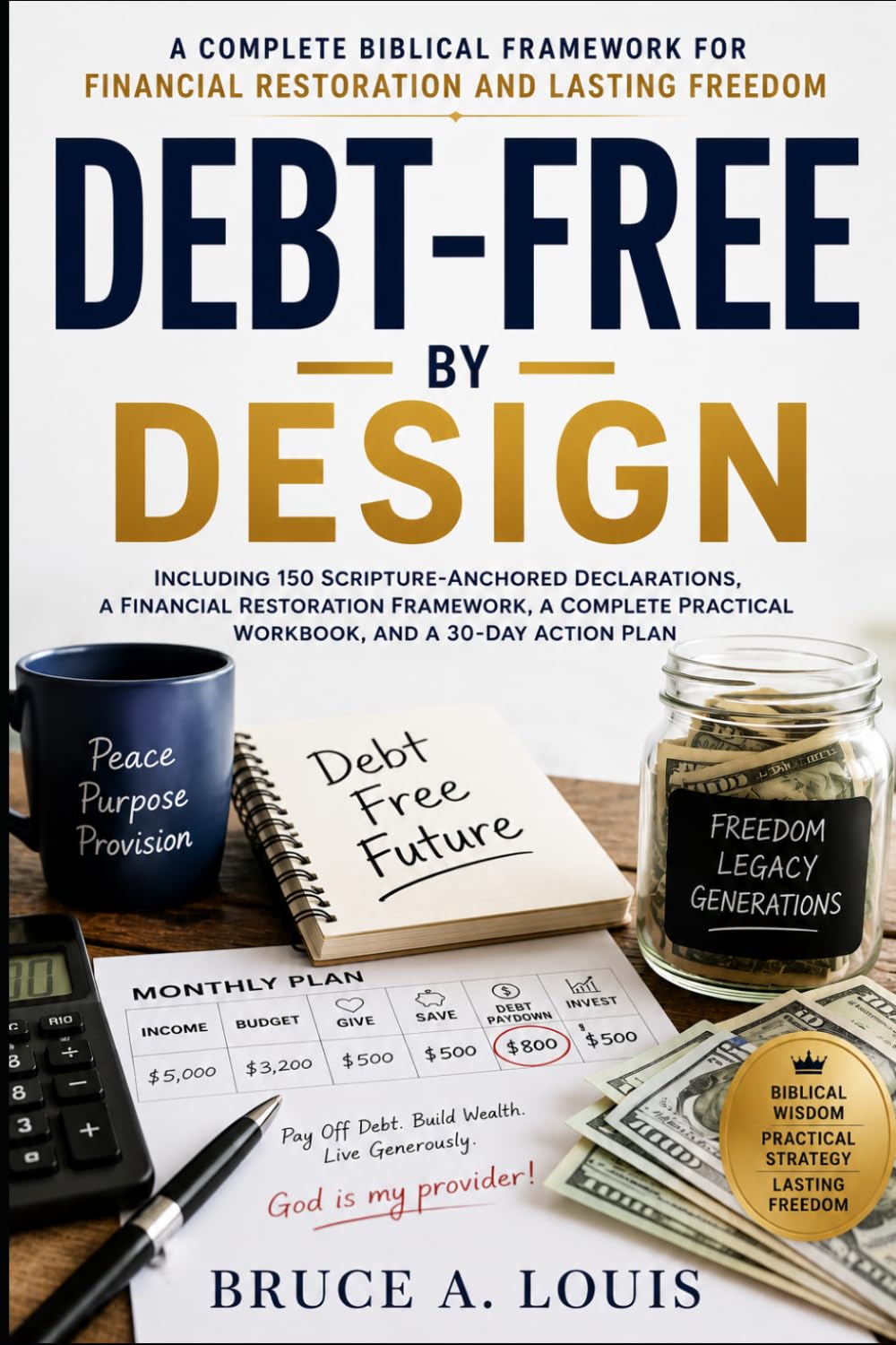 DEBT-FREE BY DESIGN: A Complete Biblical Framework for Financial Restoration and Lasting Freedom (Debt-Free by Design Series)