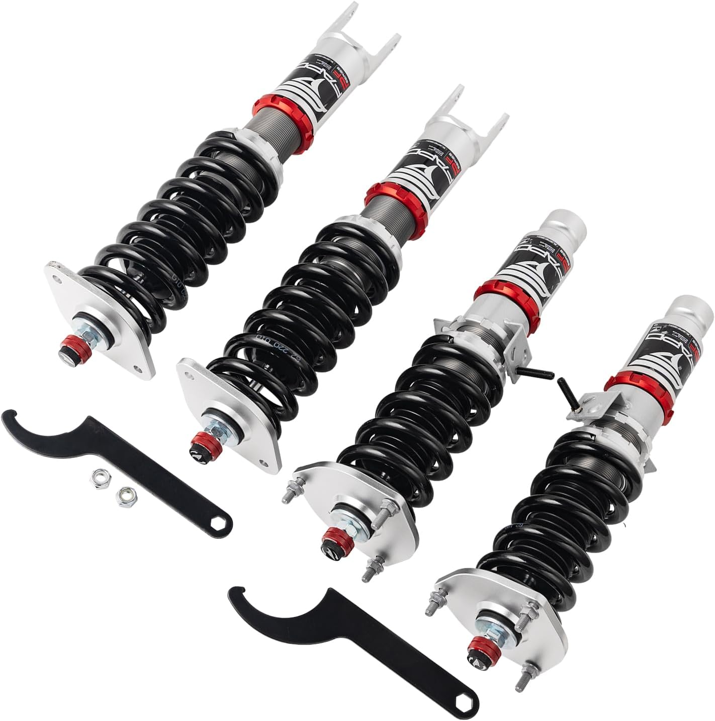 FAPO PF Coilovers for Infiniti G35X 2003-2008, G37X 2008-2013, M35X/M45X 2006-2010, Q40 Q60 2014-2015, 32 Level Damping Height Adjustable Upgraded Mono-Tube Lowering Suspension Strut Kits