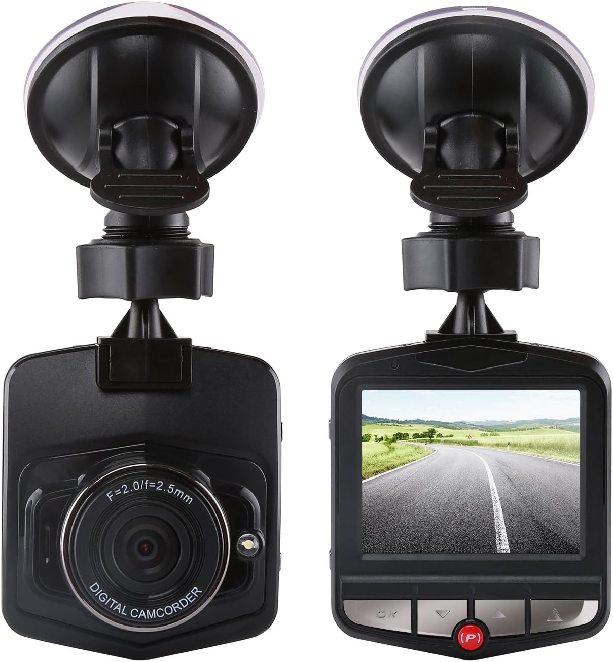 Z-Edge 2.4- inch 135¡ã View Angle, Full HD 1080P with G-Sensor Car Dashboard Camera Bundle with 16GB TF Card (Black)