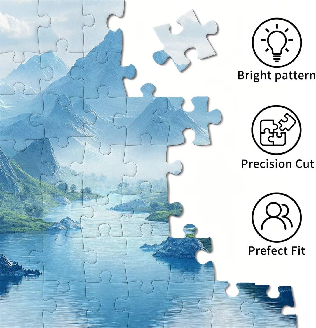 Puzzle 1500 Pezzi montagna Puzzle Legno Vista, n-711