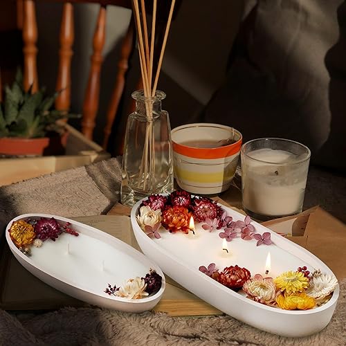 Miniatura 5 de Moldes de silicona para platos grandes para resina, moldes de resina para platos pequeños y grandes, moldes de resina transparentes de forma redonda