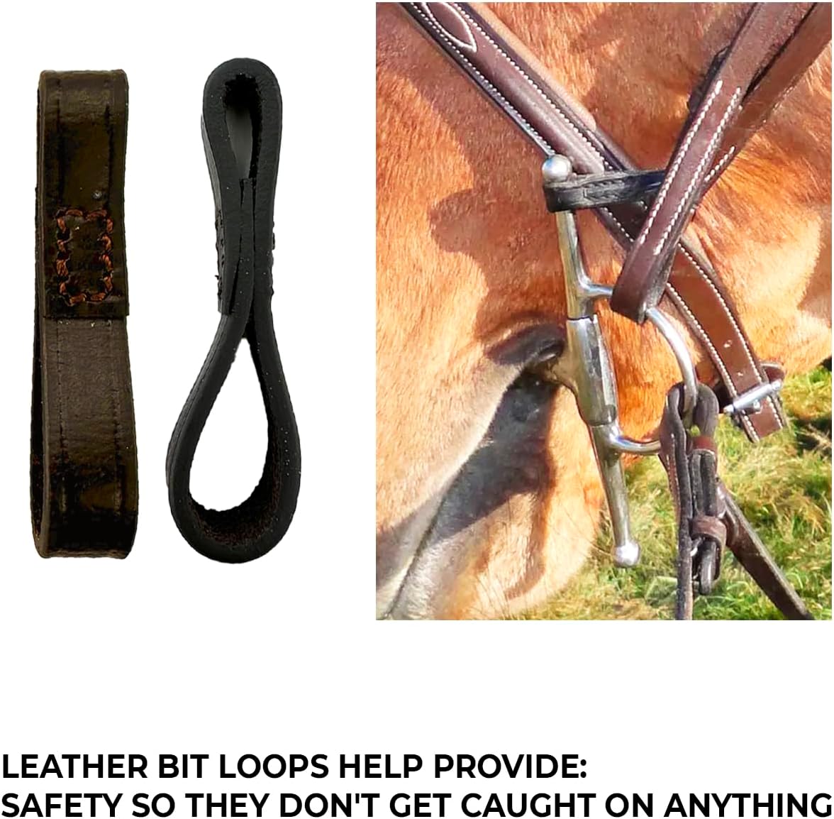 BRINGERPET ビットループまたはキーパー、馬用イングリッシュビット、フルチークスナッフルキーパー、長さ2.64x幅0.4イン  BRINGERPET ビットキーパーホース、レザービットループ、馬用英語ビット、フルチークスナッフルビットループ、馬用アクセサリー、  楽天市場】【P10 ...