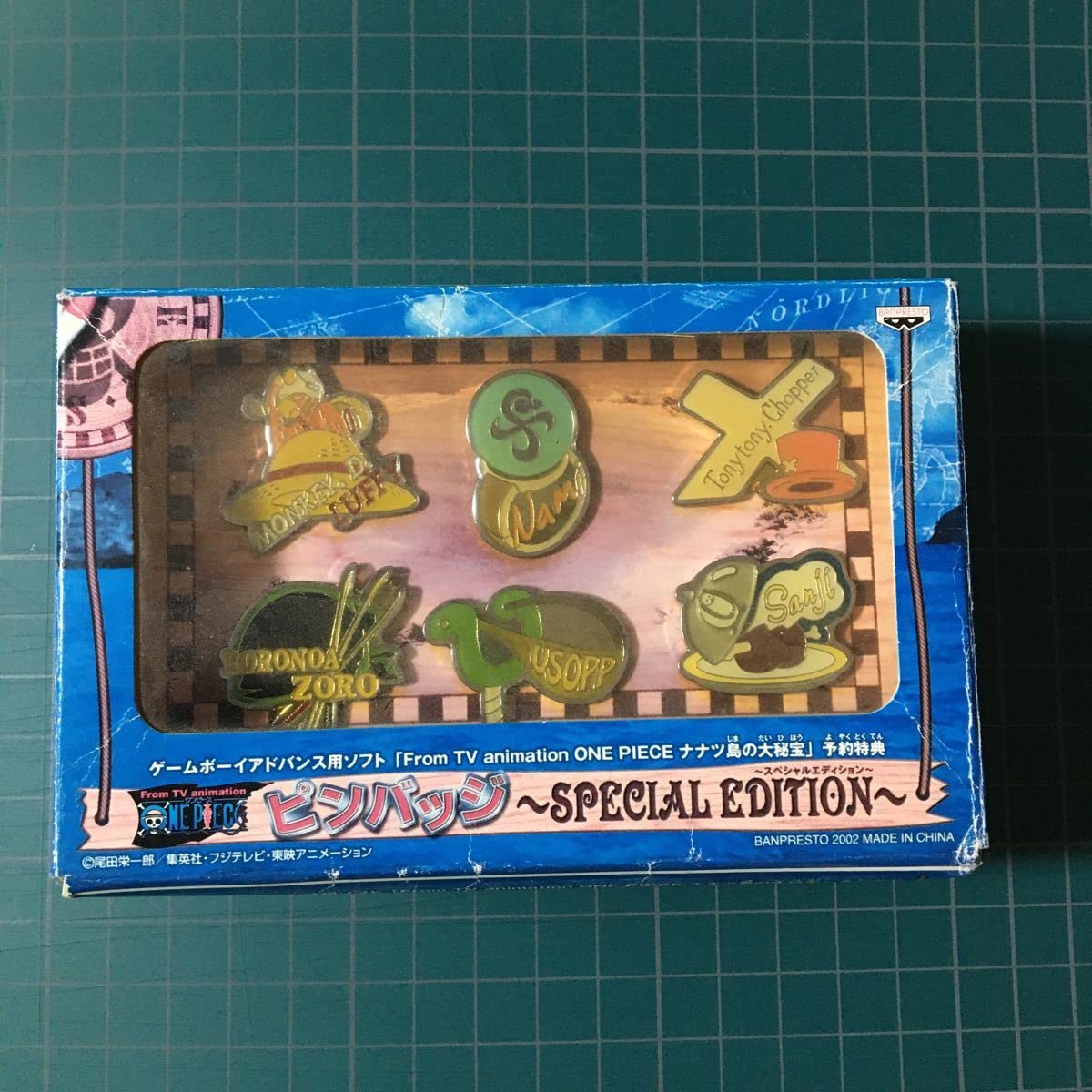 ワンピース　ナナツ島の大秘宝　特典ピンバッジ付き Amazon.co.jp: ピンバッジセット ゲームボーイアドバンス ナナツ