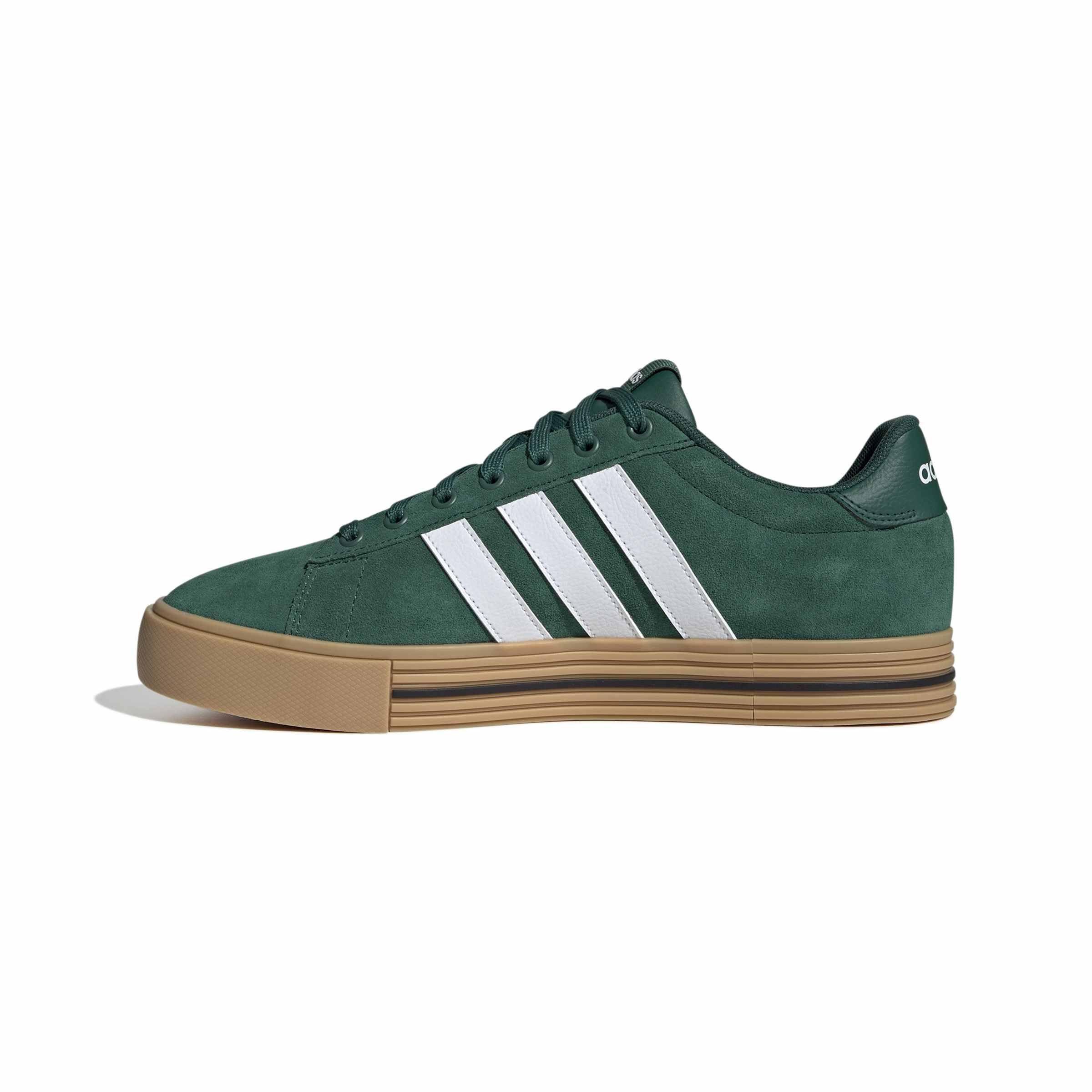 Adidas Sportswear Daily 4.0 Suede Trainers Women's Dark Green Size 44 (9.5)