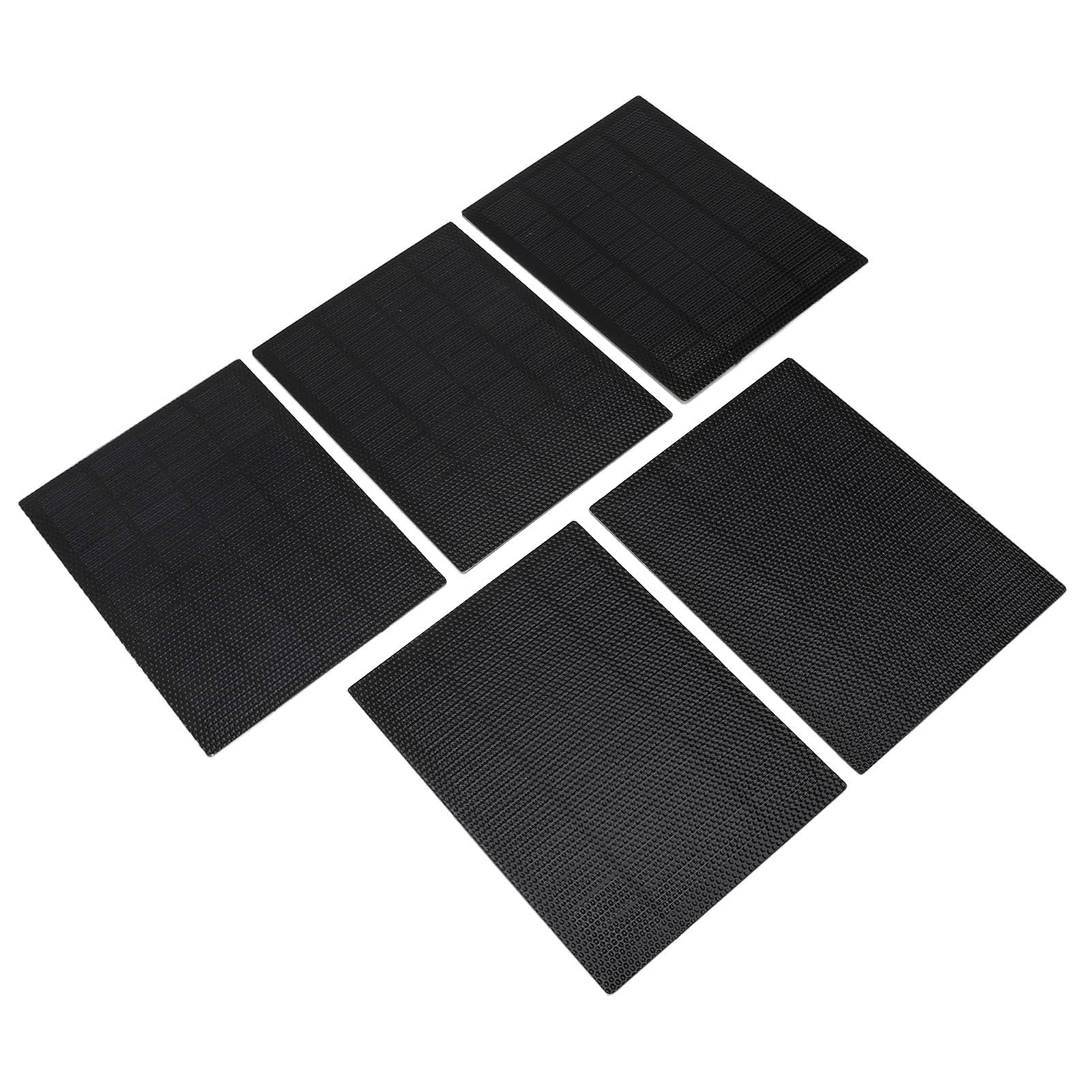 CHICIRIS Mini Pannello Solare da 5W, Confezione da 5 Celle Solari Monocristalline Ad Alta Efficienza con Materiale ETFE ABS, per Campeggio, Escursionismo, attività All'aperto e Piccoli