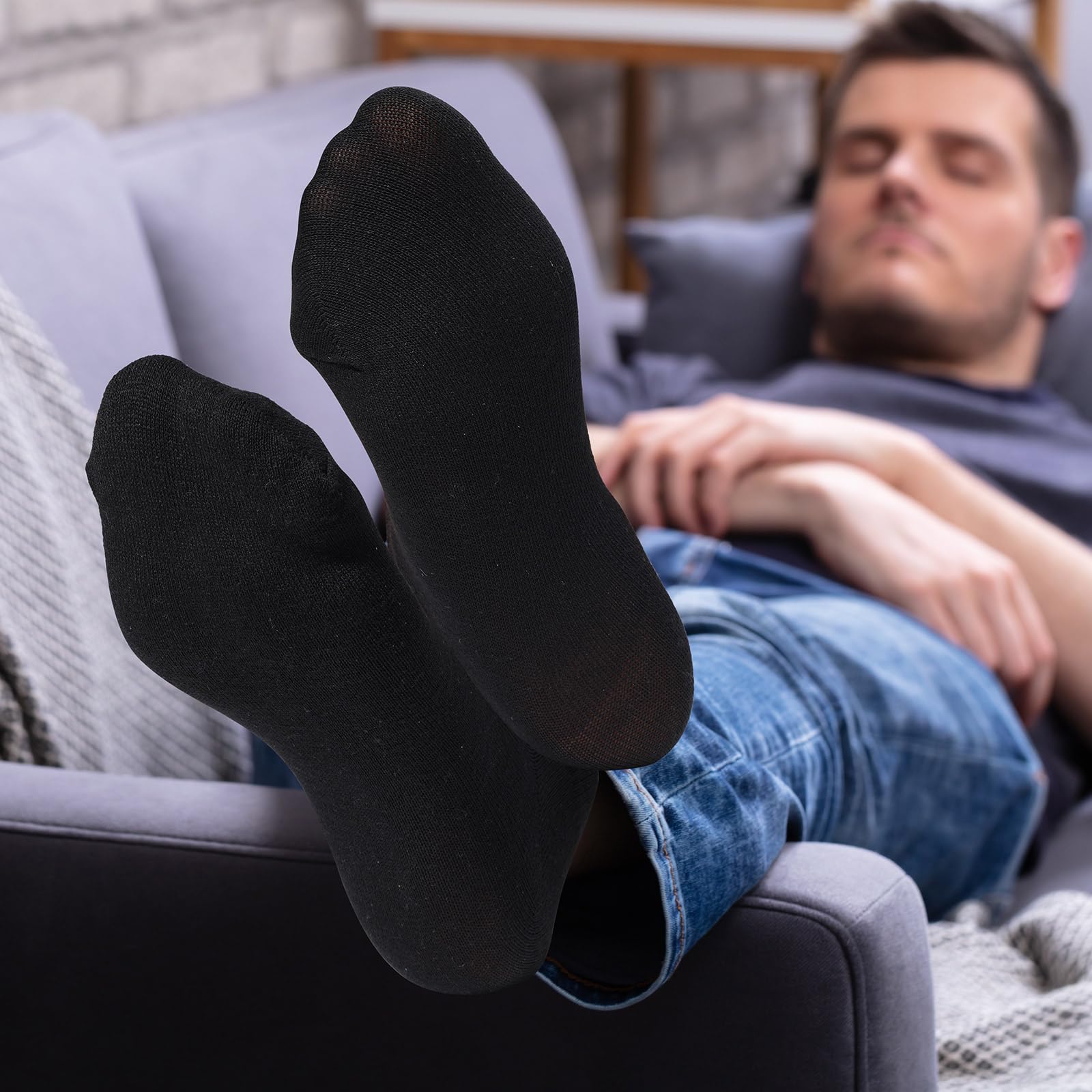 JaGely 100 pares de calcetines de tobillo de corte bajo a granel para mujeres y hombres, delgados, transpirables, casuales, invisibles y atléticos de algodón