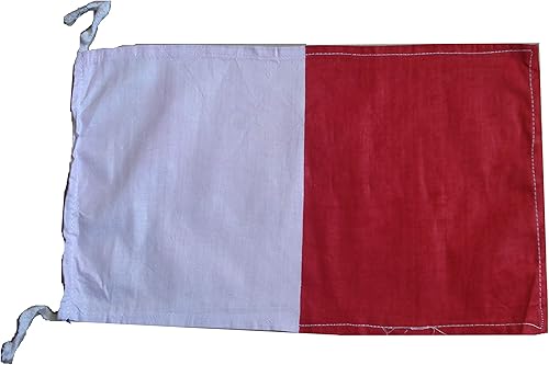 Brass Blessing Bandera de señal marítima, 100 % algodón, náutica, marina, barco, yate, fiesta de playa, código marino