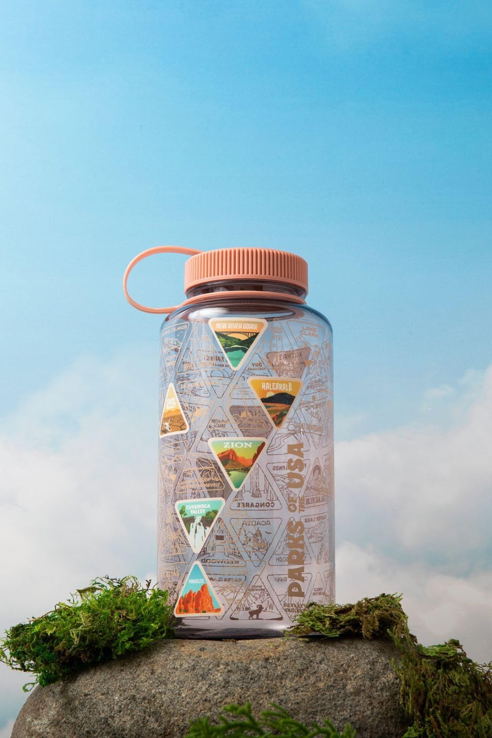 Wondery The Original Parks of the USA® Wide Mouth Adventure Bucket List Bottle (Mauve) - Image 5