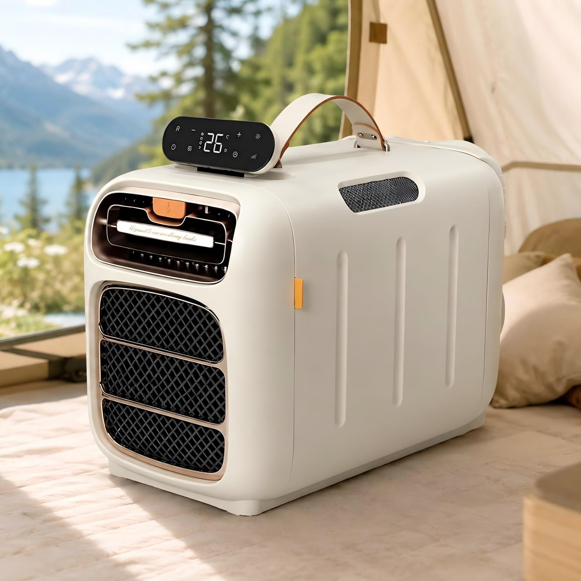 HEIHEIZI Travel Air Conditioner 4800 BTU 420W Quiet Cooling CE