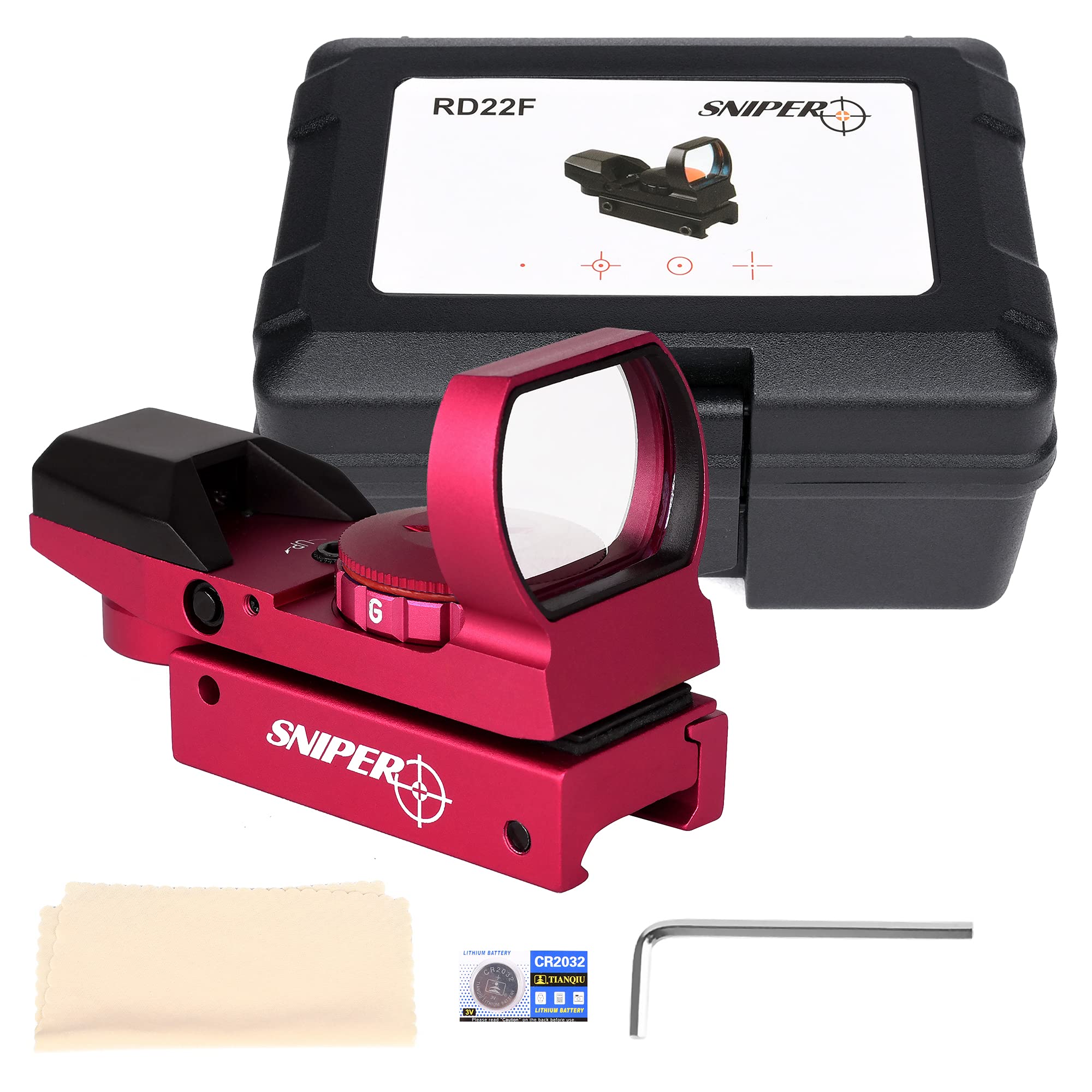 Amazon.com : TPO RD22F 1X22X33 Red Green Dot Sight, Reflex Sight