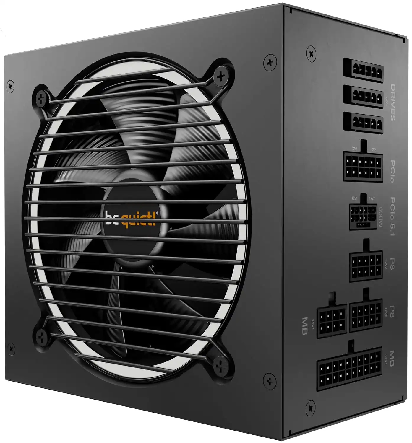 be quiet! Pure Power 12 M 750W, ATX 3.1 und PCIe 5.1 kompatibel, 80 Plus Gold, modulares Netzteil, 12V-2x6-Kabel inkludiert, 120mm be quiet! Lüfter, BN343