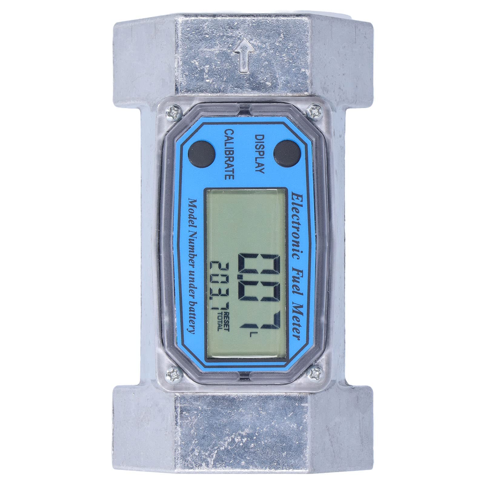 Misuratore di Portata Turbina LiebeWH - Digitale Elettronico 2in 2.3V-3.3V - Misuratore di Portata per Carburante Liquido Acqua Gasolio LLW-50 per la Medicina del Petrolio